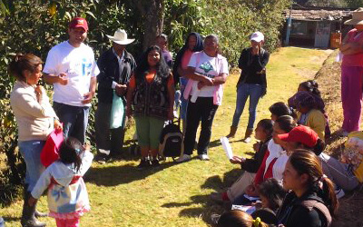 Entrega de cobijas en Jiquipilco Estado de México