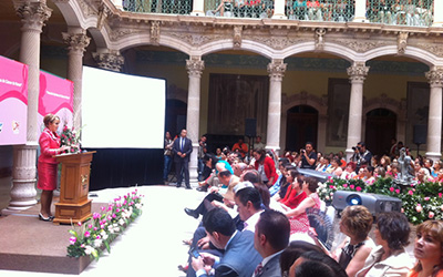 Plática de detección oportuna de cáncer de mama. Parral Chihuahua. Junio 2014