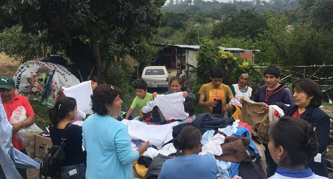 Donación de ropa al Municipio de Tepetlixpa Estado de México, estamos seguros de que será de gran utilidad.