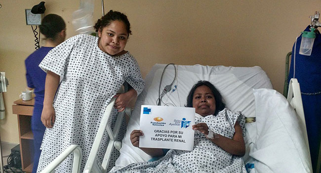 Estamos muy contentos por poder contribuir para que Jazmin y Beatriz realizaran su trasplante renal.