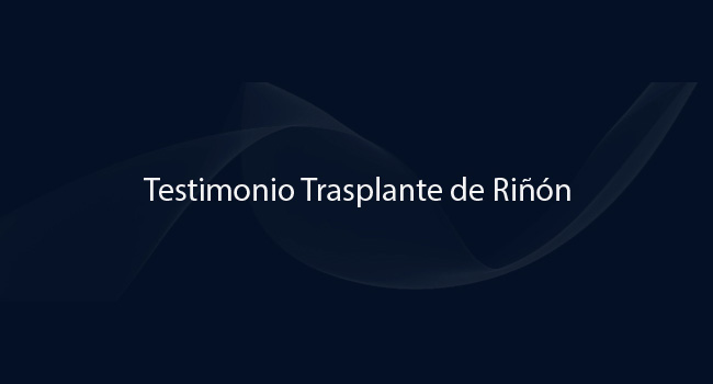 Estos son algunos testimoniales de nuestros pacientes después de haber sido trasplantados de riñón. Que gusto poder contribuir para su bienestar!