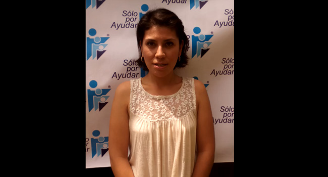 Ella es Xomara, beneficiaria de nuestro programa de ‪‎insuficiencia renal ¡Gracias a quienes hacen posible que apoyemos a estas personas! ‪